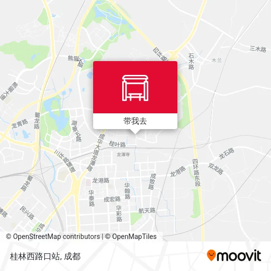 桂林西路口站地图