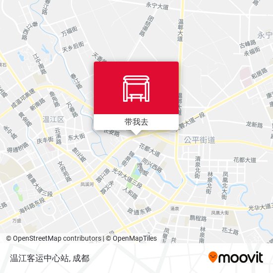 温江客运中心站地图