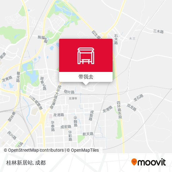 桂林新居站地图