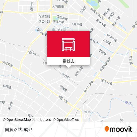 同辉路站地图