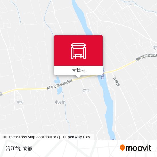 沿江站地图