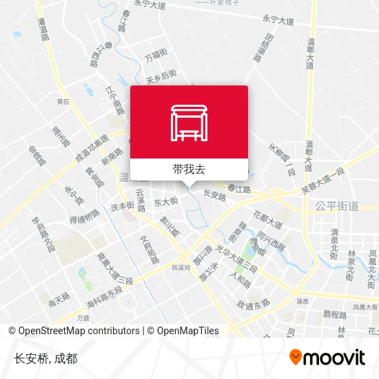 长安桥地图