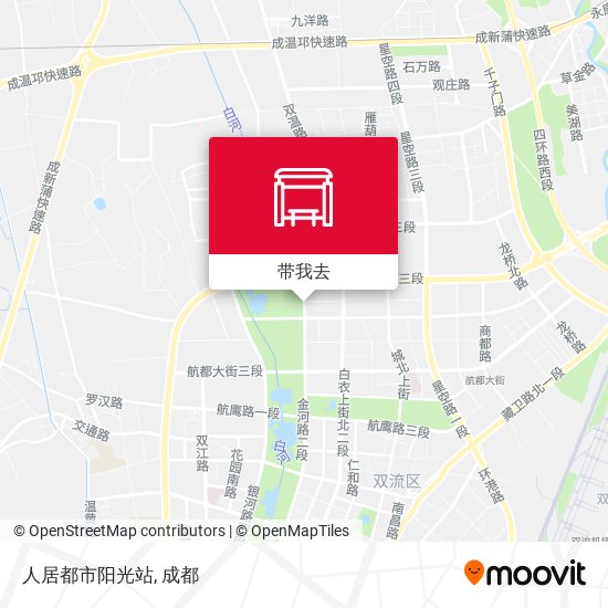 人居都市阳光站地图