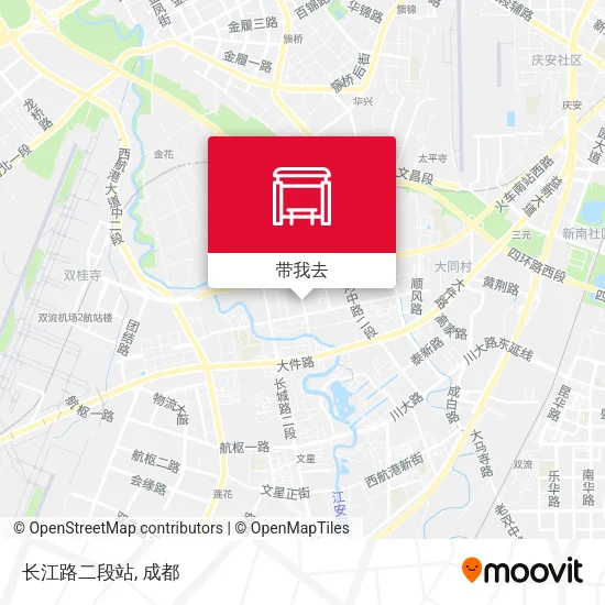 长江路二段站地图