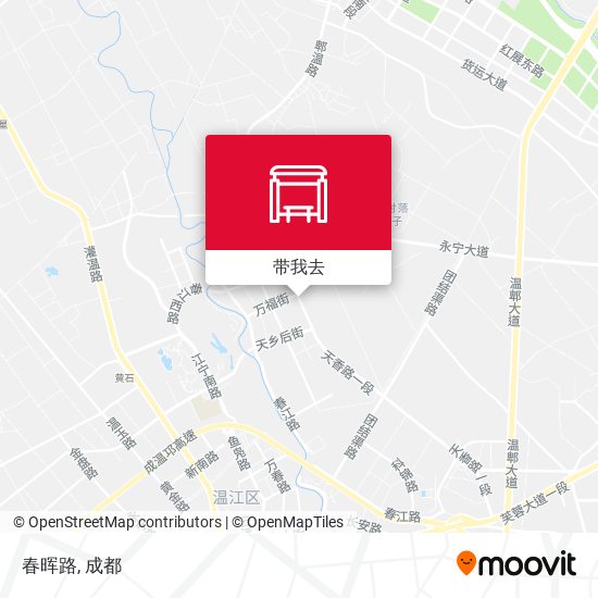 春晖路地图