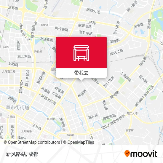 新风路站地图