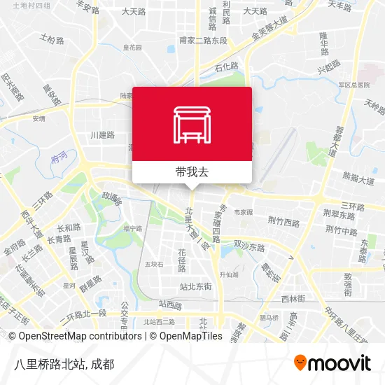 八里桥路北站地图