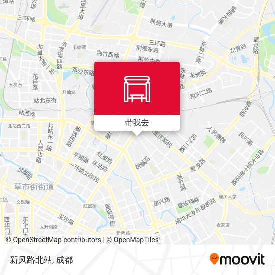 新风路北站地图