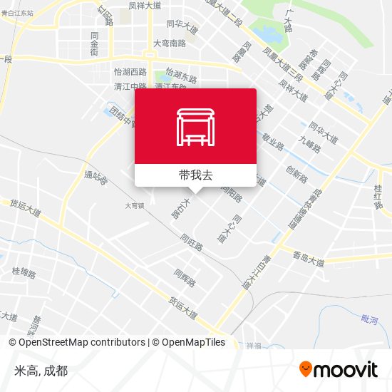 米高地图