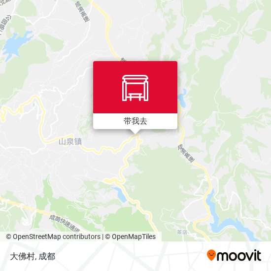 大佛村地图
