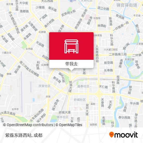 紫薇东路西站地图