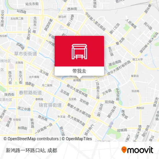 新鸿路一环路口站地图