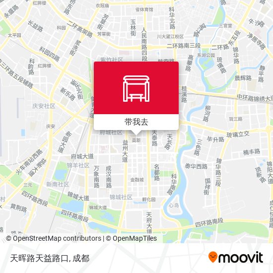 天晖路天益路口地图