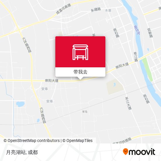 月亮湖站地图