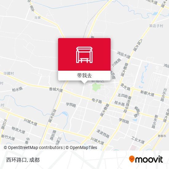 西环路口地图