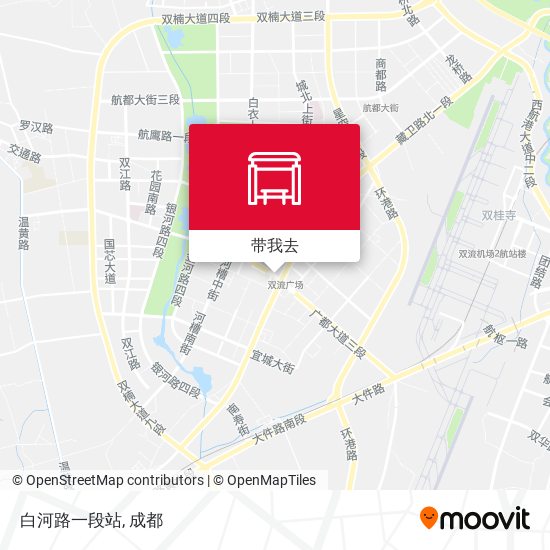 白河路一段站地图