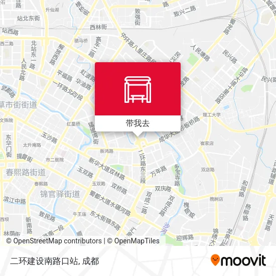 二环建设南路口站地图