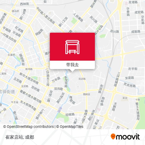 崔家店站地图