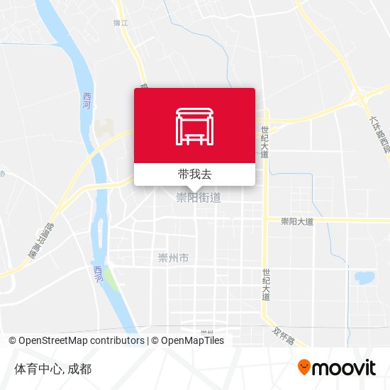 体育中心地图