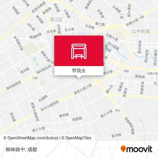 柳林路中地图