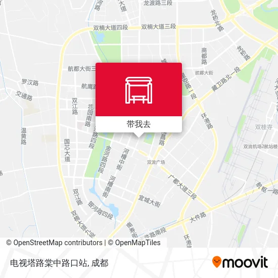 电视塔路棠中路口站地图