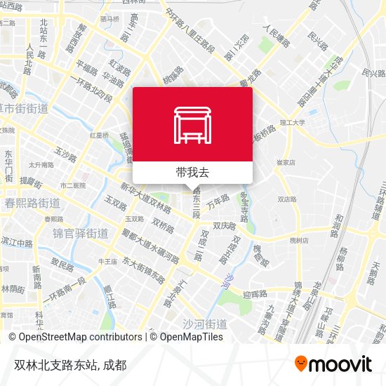 双林北支路东站地图