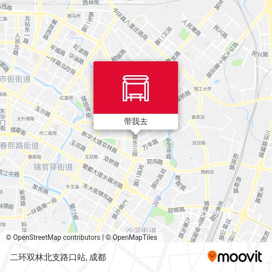 二环双林北支路口站地图