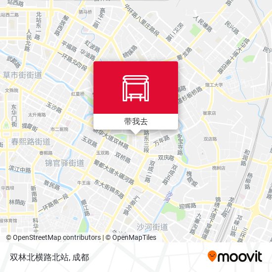 双林北横路北站地图