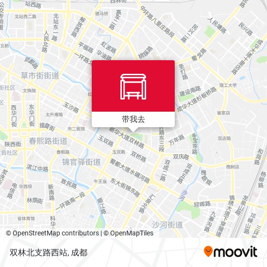 双林北支路西站地图