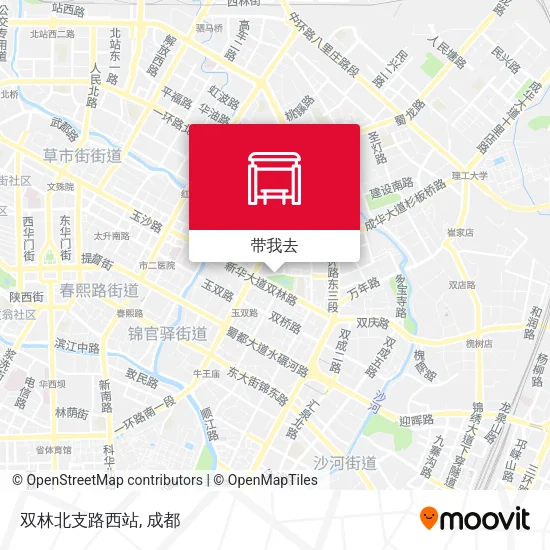 双林北支路西站地图