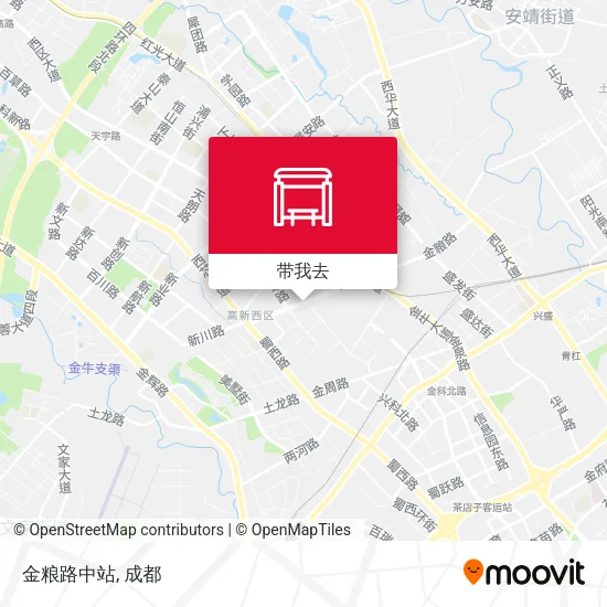 金粮路中站地图