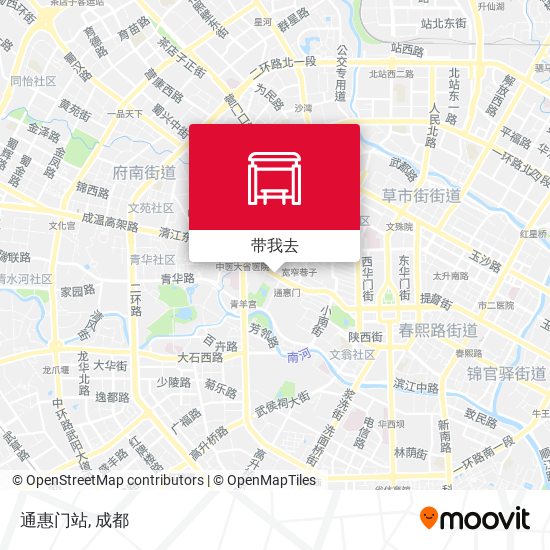 通惠门站地图