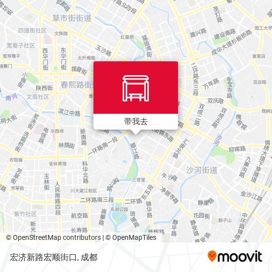 宏济新路宏顺街口地图