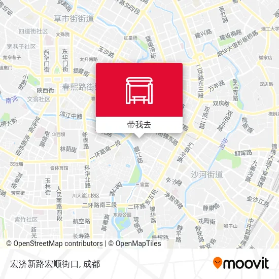宏济新路宏顺街口地图