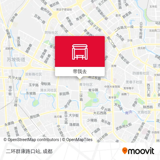 二环群康路口站地图