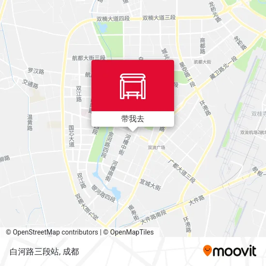 白河路三段站地图