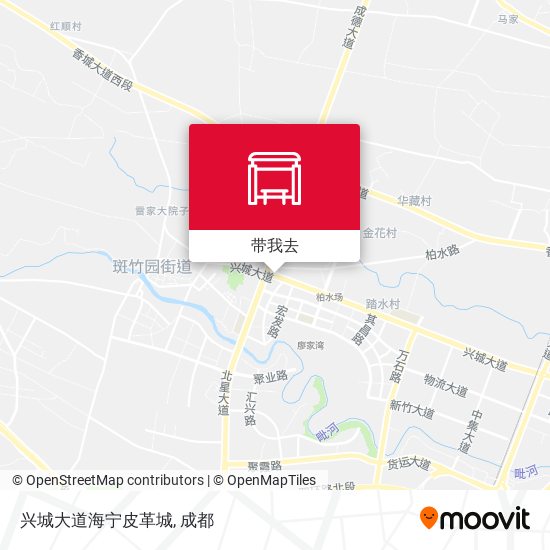 兴城大道海宁皮革城地图