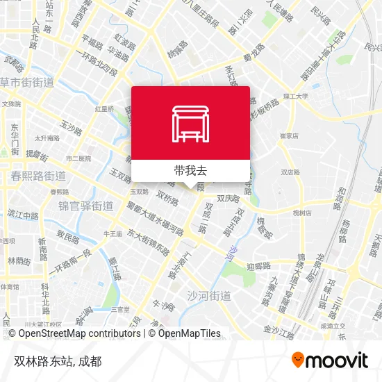 双林路东站地图