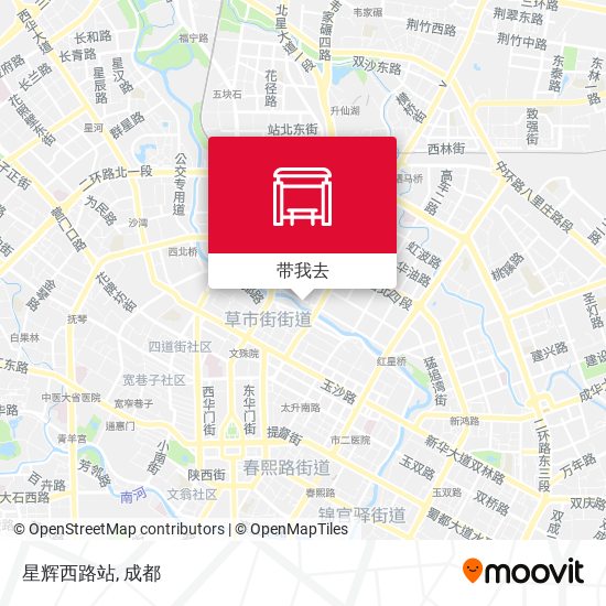 星辉西路站地图
