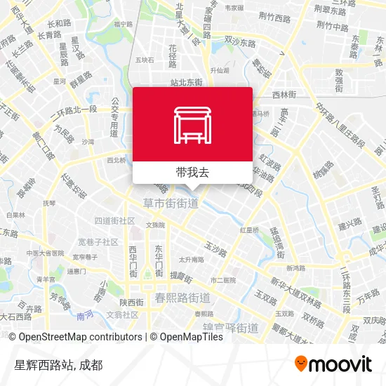 星辉西路站地图