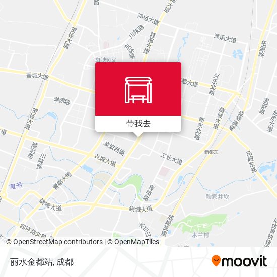 丽水金都站地图