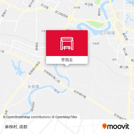 麻柳村地图