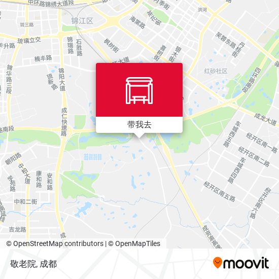 敬老院地图