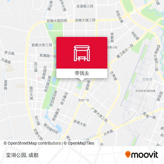 棠湖公园地图
