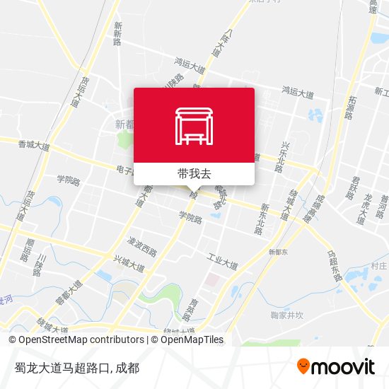 蜀龙大道马超路口地图