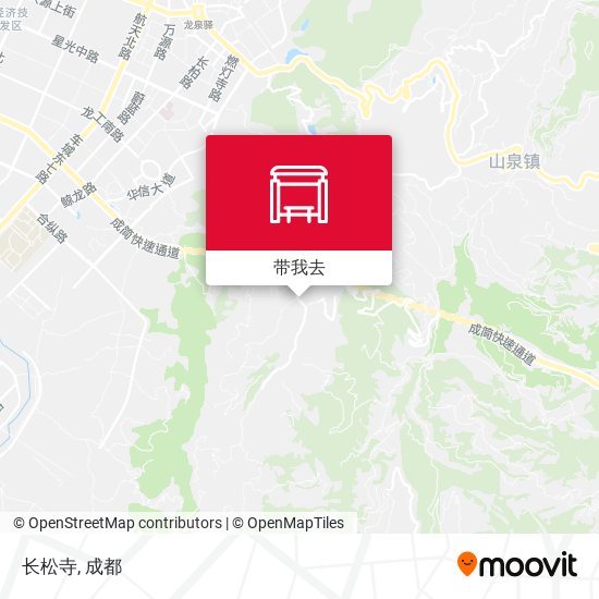 长松寺地图