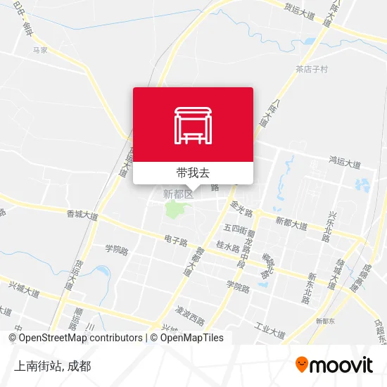 上南街站地图