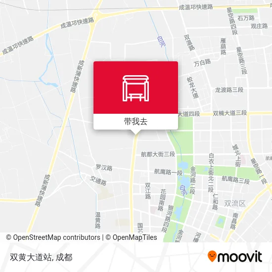 双黄大道站地图