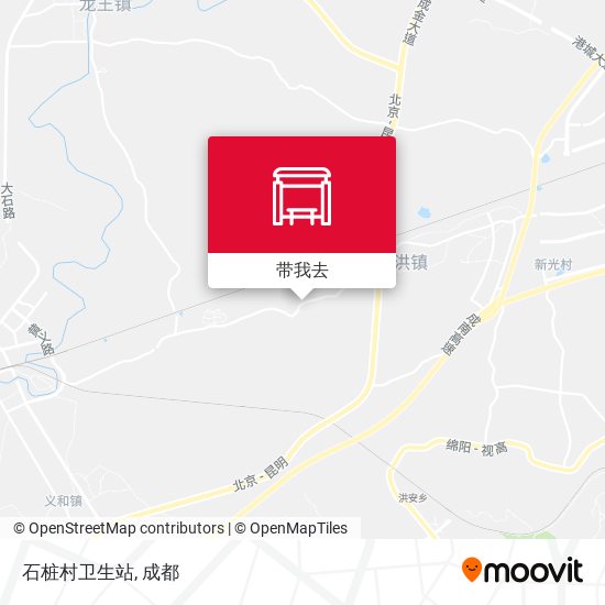 石桩村卫生站地图