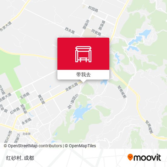 红砂村地图